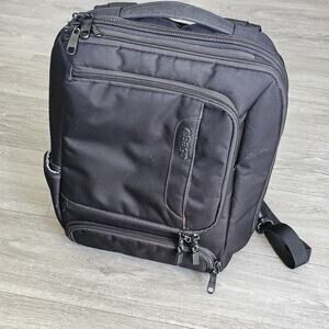 eBags Professional Slim Backpack Laptop Carry On Black Weekender Travel Bag